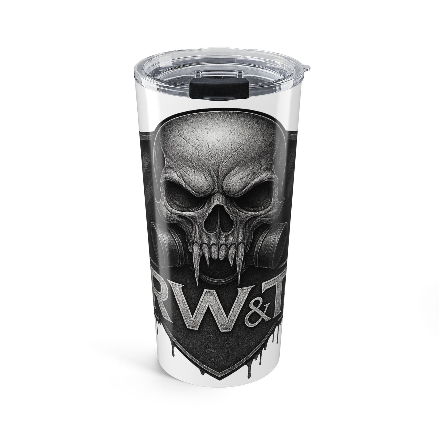 Tumbler 20oz | RW&T | Skull | Silver