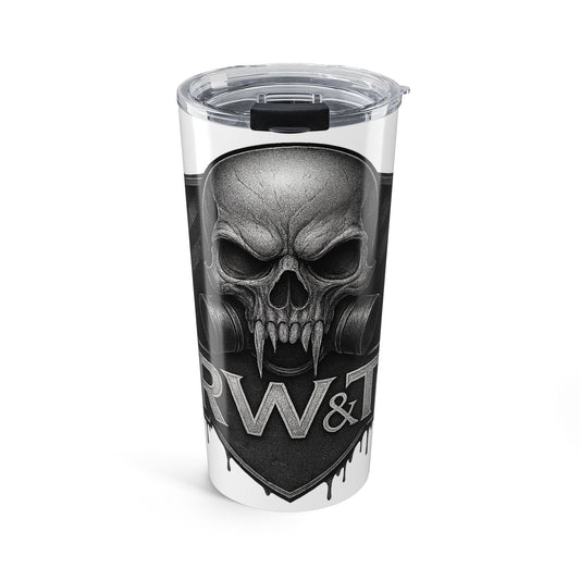 Tumbler 20oz | RW&T | Skull | Silver