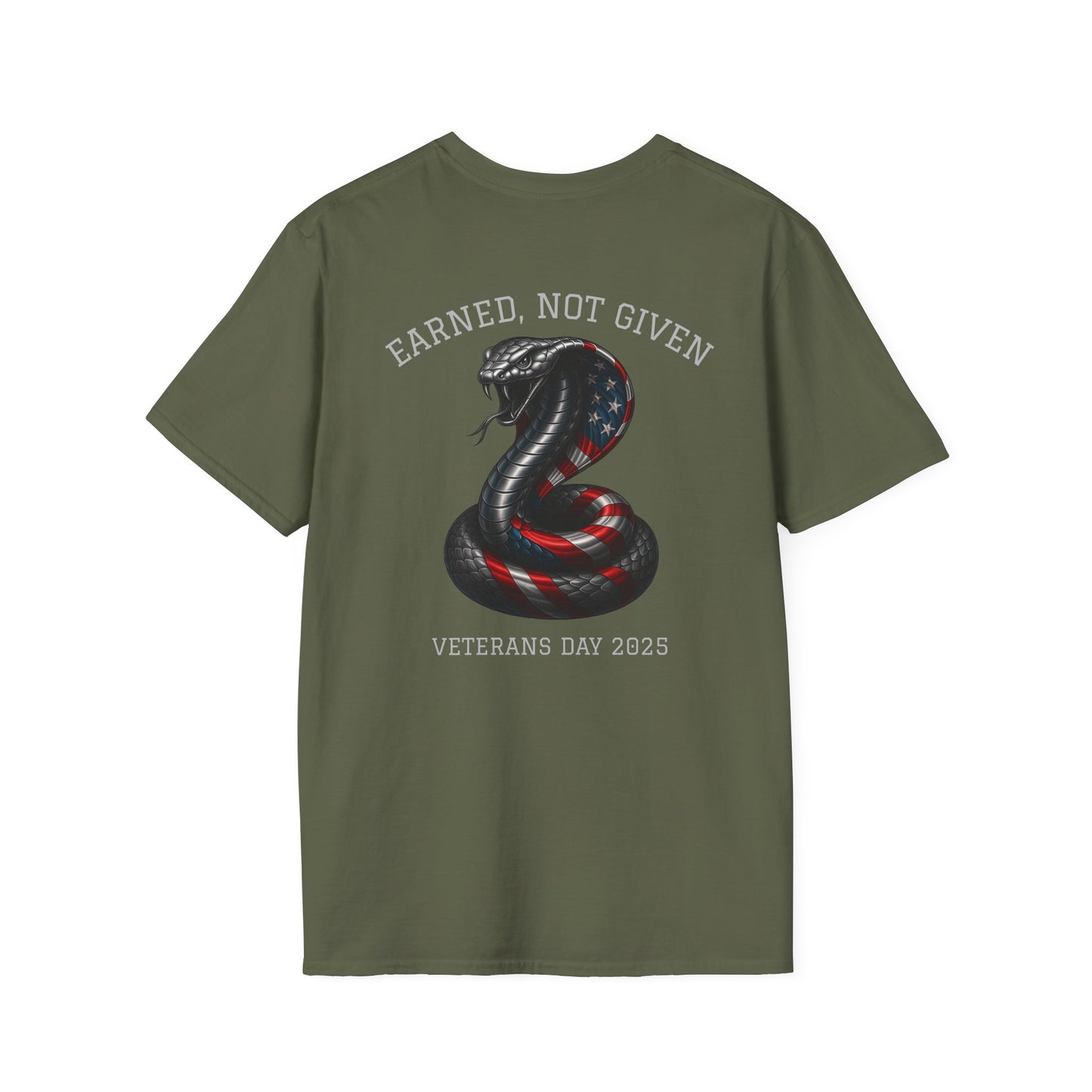 “Earned, Not Given” – Veterans Day Limited Edition Tee | Snake