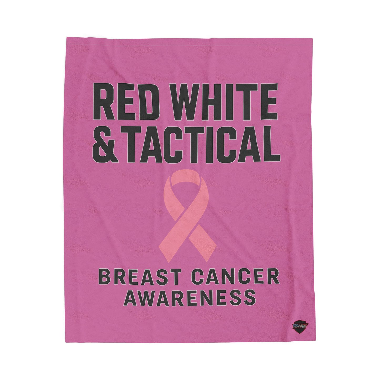 Breast Cancer Awareness | Plush Blanket | Pink Ribbon