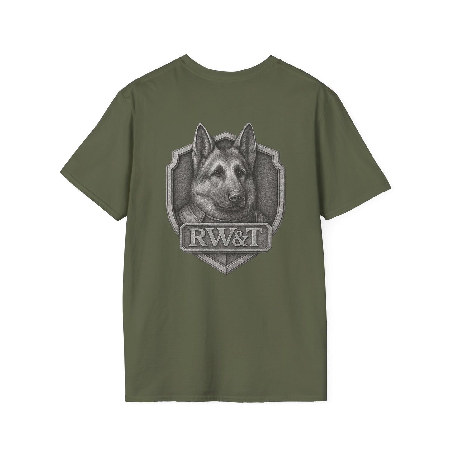 RW&T German Shepherd | Unisex Softstyle T-Shirt
