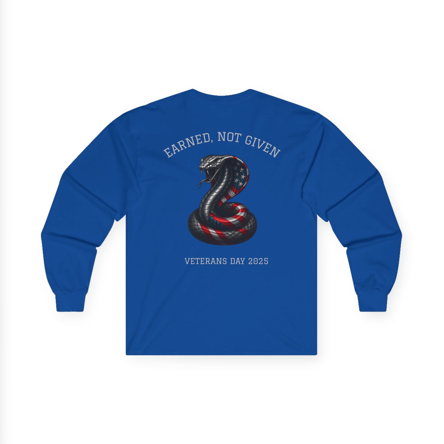 “Earned, Not Given” – Veterans Day Limited Edition Long Sleeve | Snake