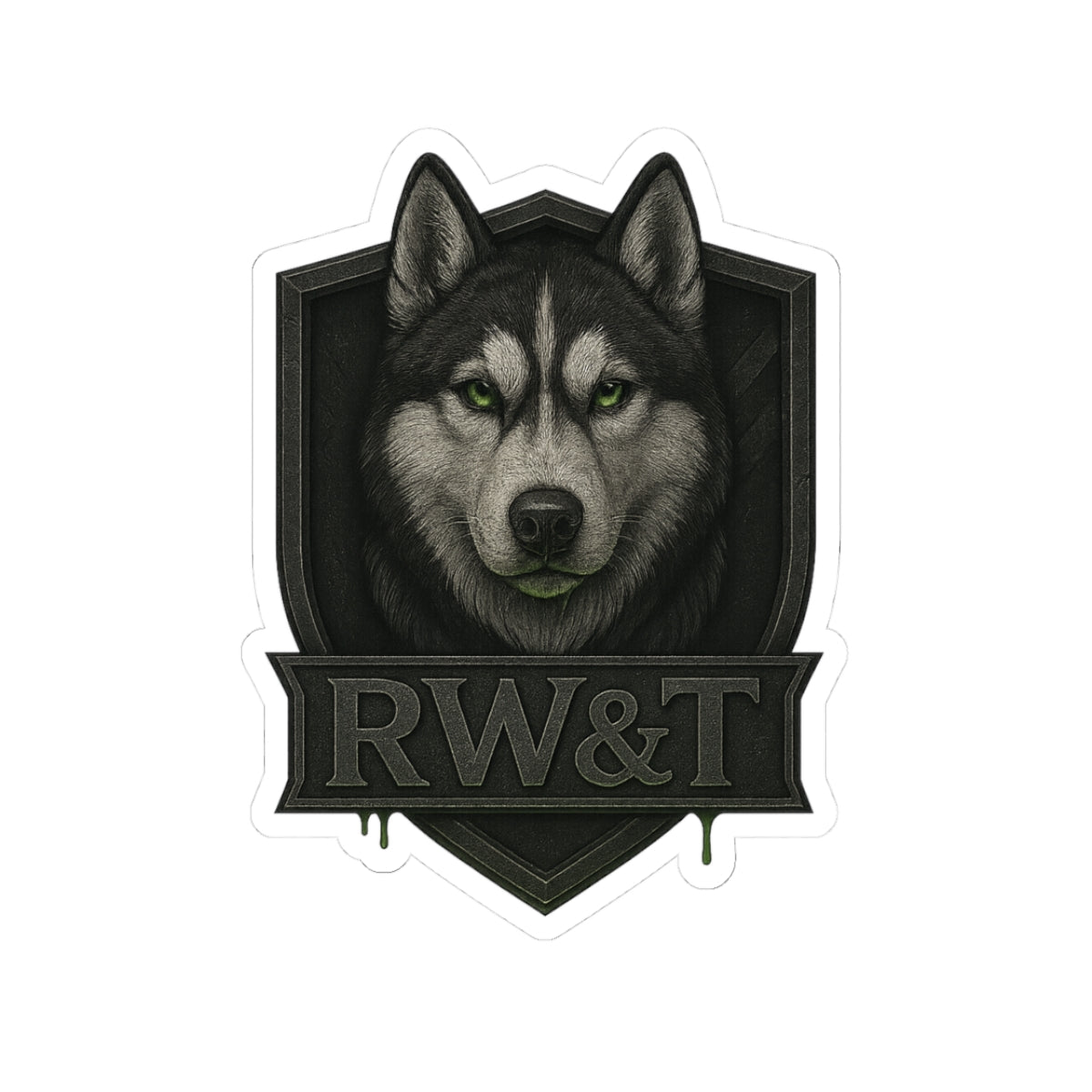 Husky Kiss-Cut Stickers, Perfect for Dog Lovers, Laptop Decals, Pet Enthusiasts, Gift Ideas, Personalized Decor