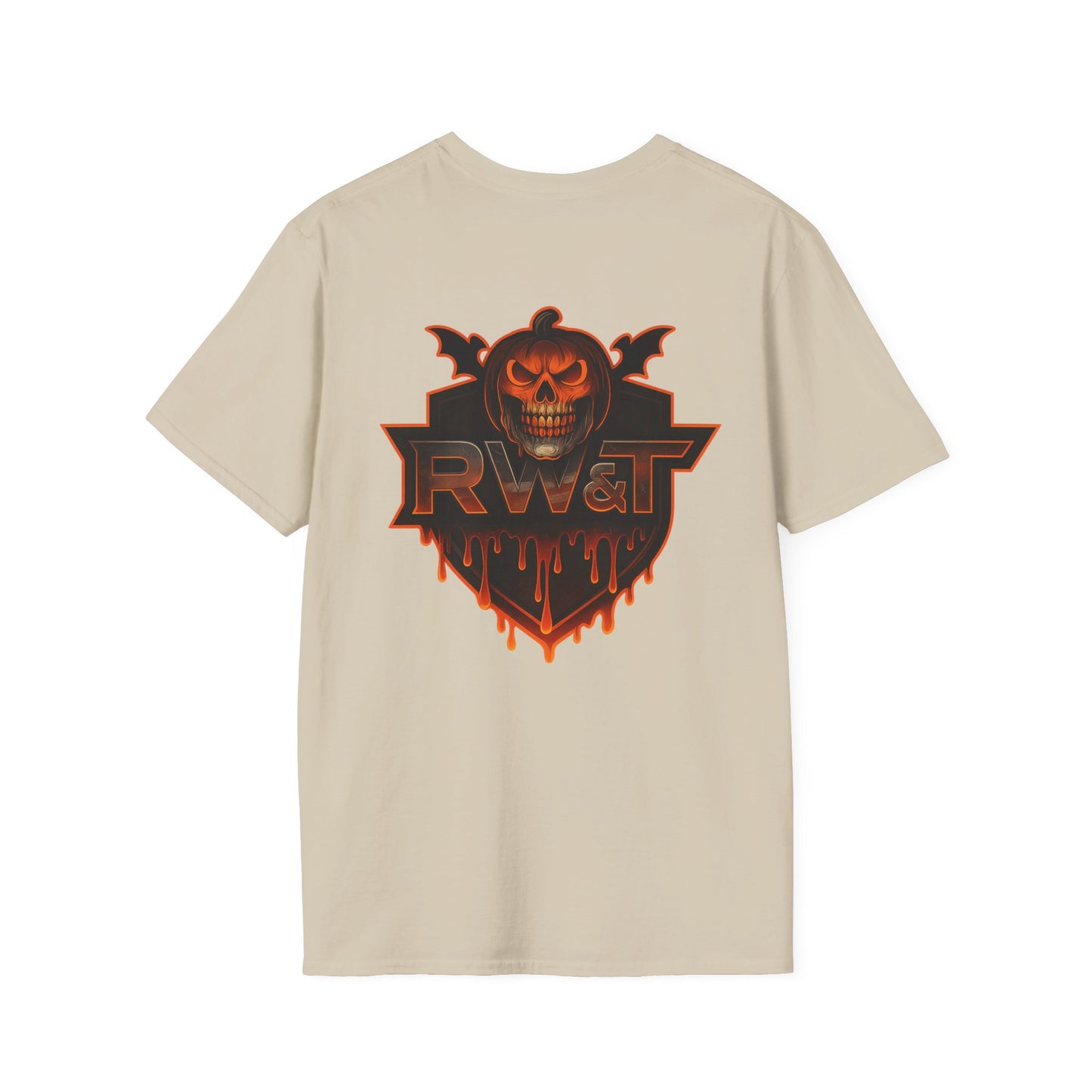 Halloween Graphic Tee, Unisex Softstyle T-Shirt, Spooky Shirt, Casual Wear, Halloween Costume, Fall Fashion