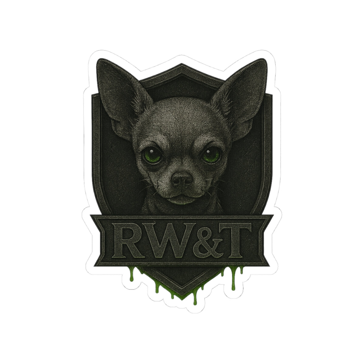 Chihuahua Kiss-Cut Stickers, Cute Pet Decor, Laptop Art, Dog Lover Gift, Vinyl Pet Stickers, Unique Wall Decor