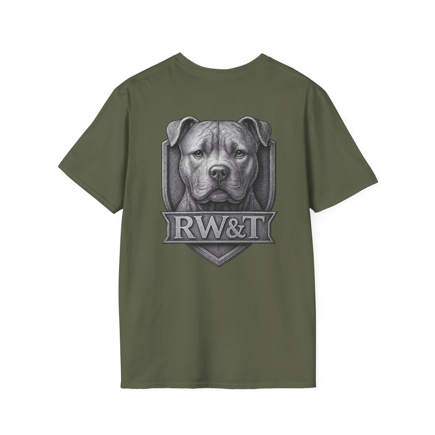 RW&T Staffordshire Terrier | Unisex Softstyle T-Shirt