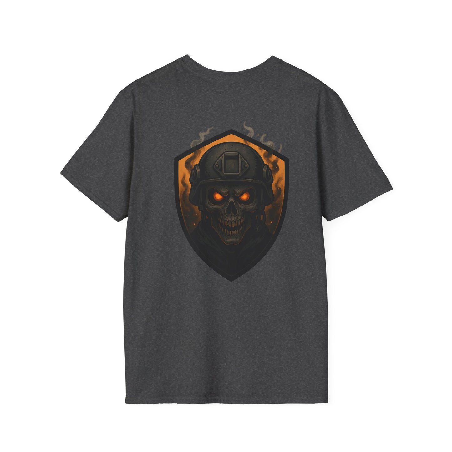 Halloween | Gothic Graphic Tee, Unisex Softstyle T-Shirt with Skull Design, Casual Wear, Edgy Fashion, Gift for Him/Her