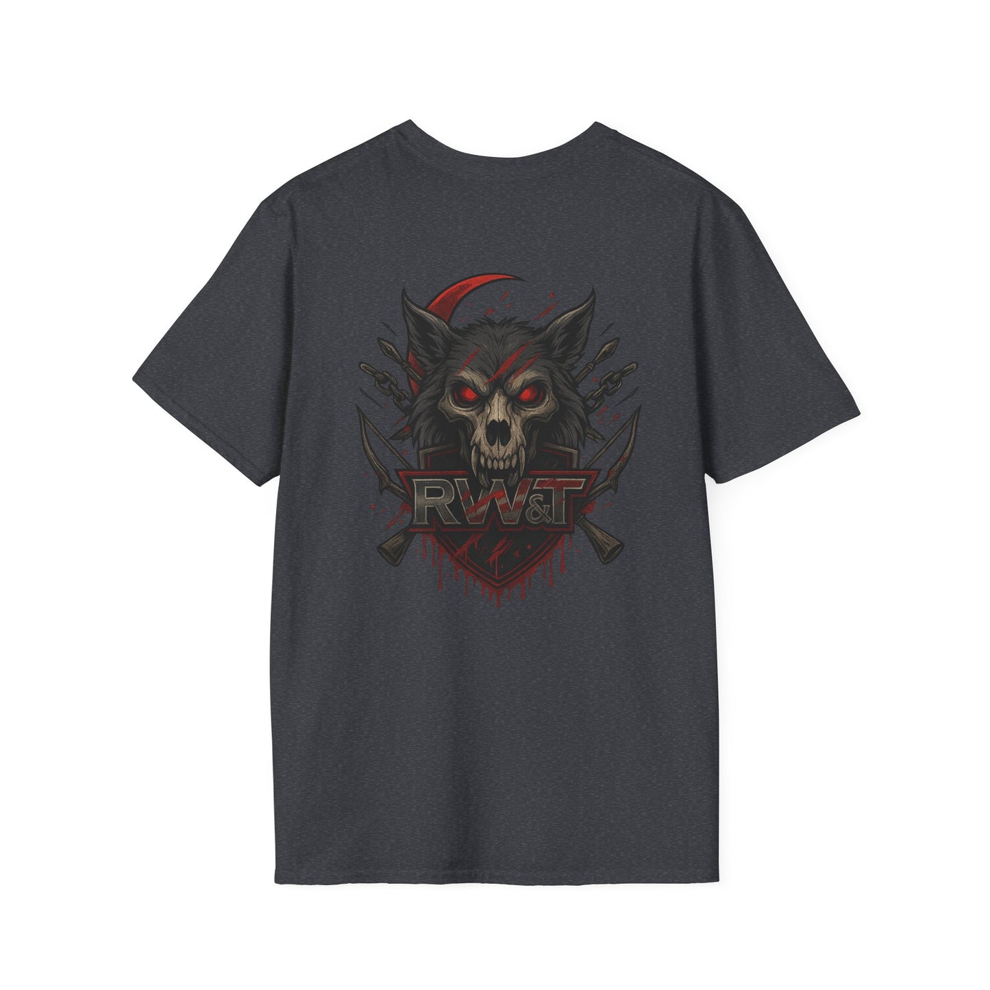 🐺 “RW&T Berserker Wolf – Savage Crest Edition” | Unisex Softstyle T-Shirt