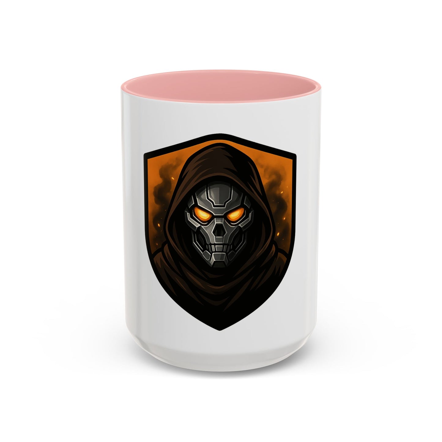 Halloween | Menacing Skull Hoodie Mug | Cool Graphic Coffee Cup | Perfect Gift for Gamers & Sci-Fi Fans | Halloween & Birthdays