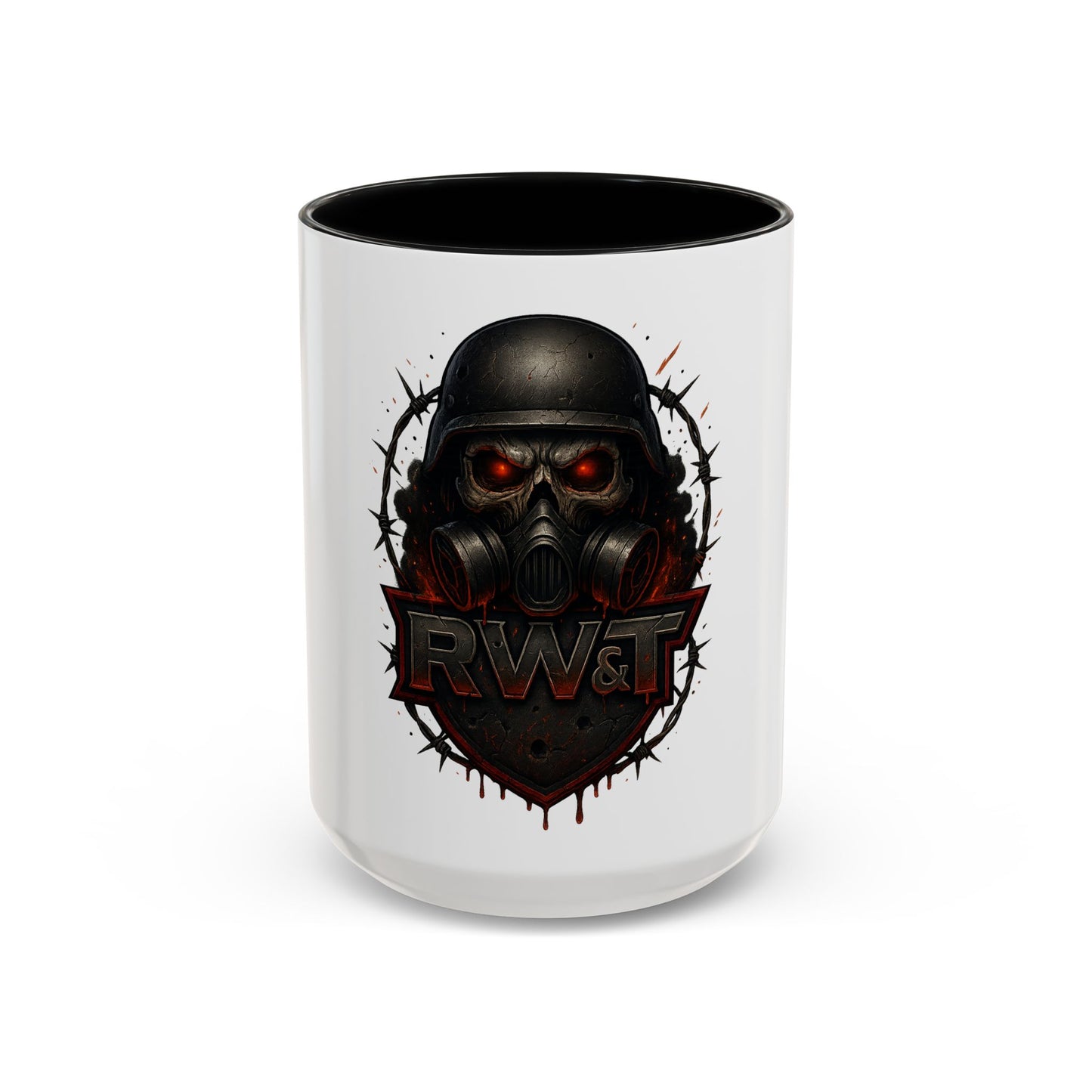 Rebellious Skull Accent Coffee Mug - Perfect for Gifting, Home Decor, Office Use, Goth Aesthetic, or Halloween Celebrations