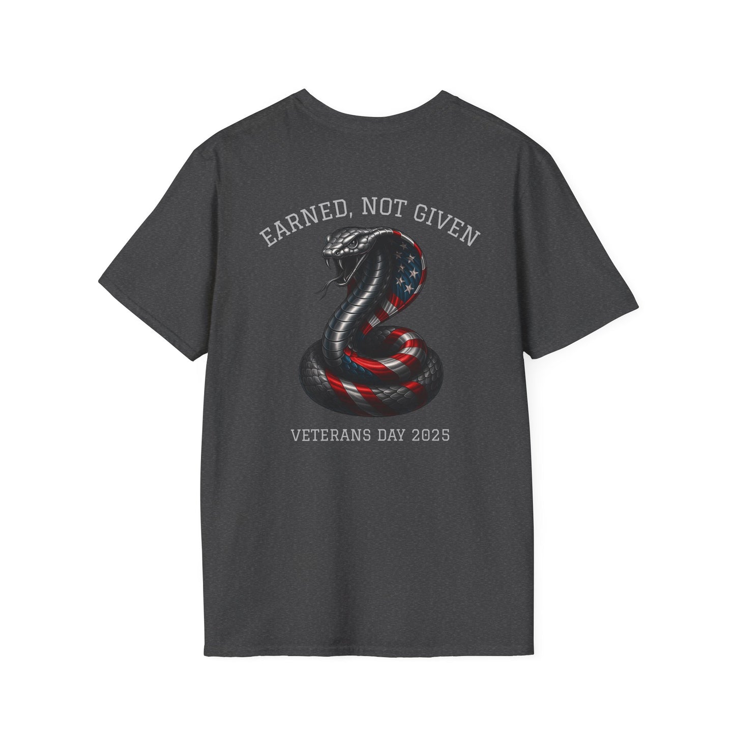 “Earned, Not Given” – Veterans Day Limited Edition Tee | Snake