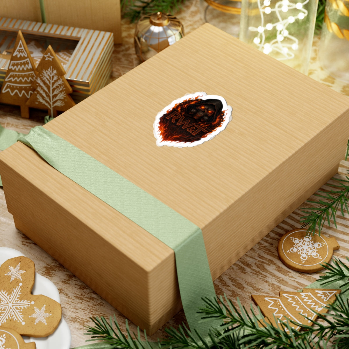 Cool Skull Kiss-Cut Stickers, Edgy Vinyl Decals for Laptops, Water Bottles, and More, Halloween Decor, Punk Aesthetic