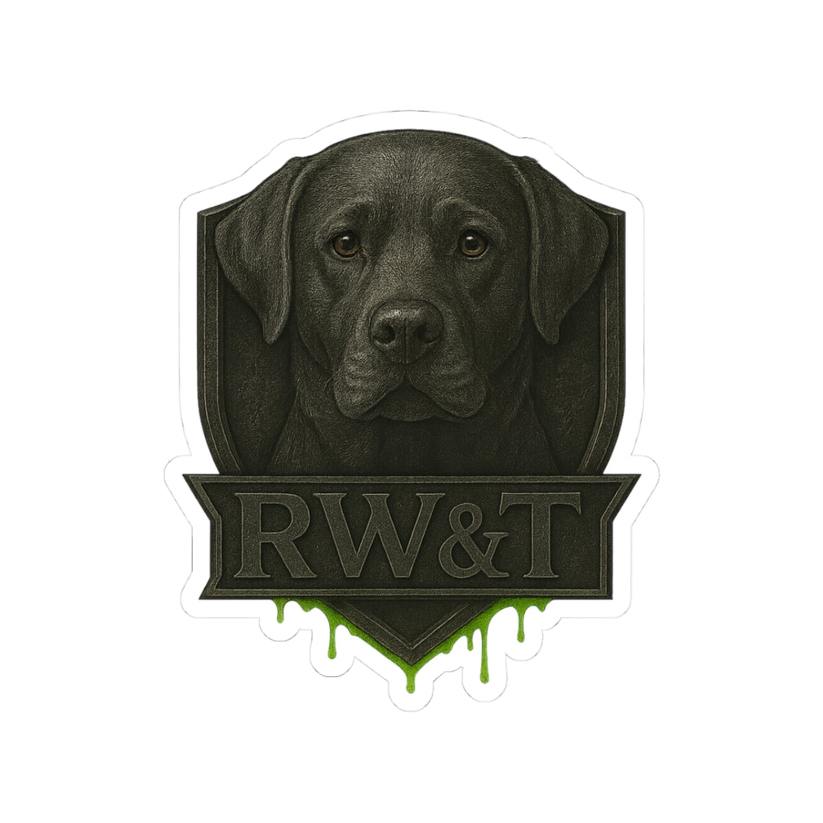 Stylish Pet Lover Kiss-Cut Stickers | Dog Decor, Laptop Stickers, Gift for Dog Owners, Animal Enthusiasts, Custom Pet Stickers