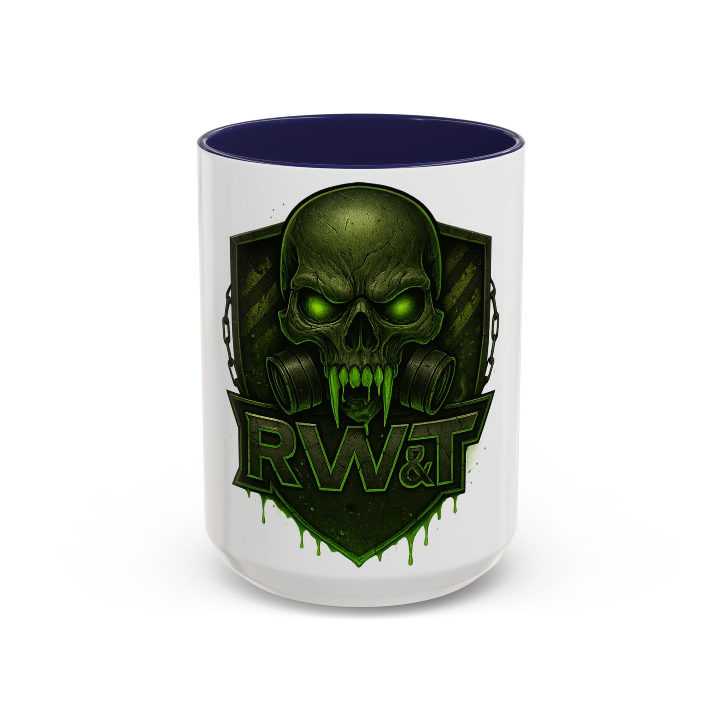 ☣️ “RW&T Apocalypse Skull – Gas Mask Warzone Edition” | Perfect for Halloween, Gift for Gamers, Unique Mug for Home Office, Skull Themed Drinkware