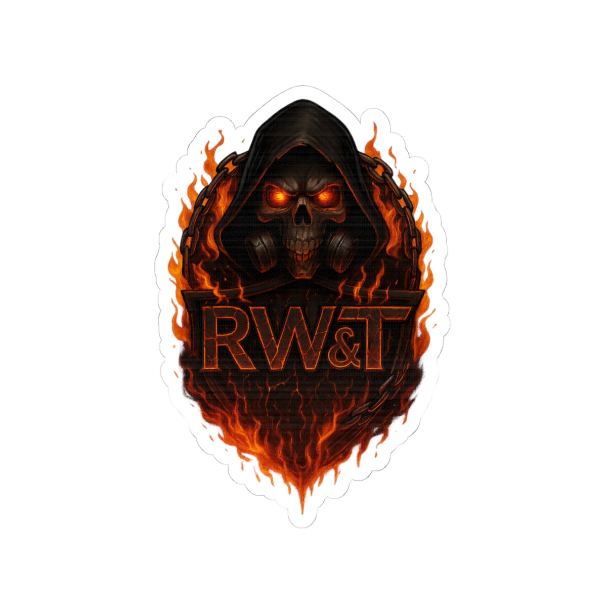 Cool Skull Kiss-Cut Stickers, Edgy Vinyl Decals for Laptops, Water Bottles, and More, Halloween Decor, Punk Aesthetic