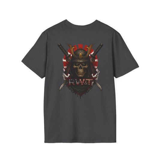 RW&T Grim Samurai Skull | Warborn Edition | Unisex Softstyle T-Shirt