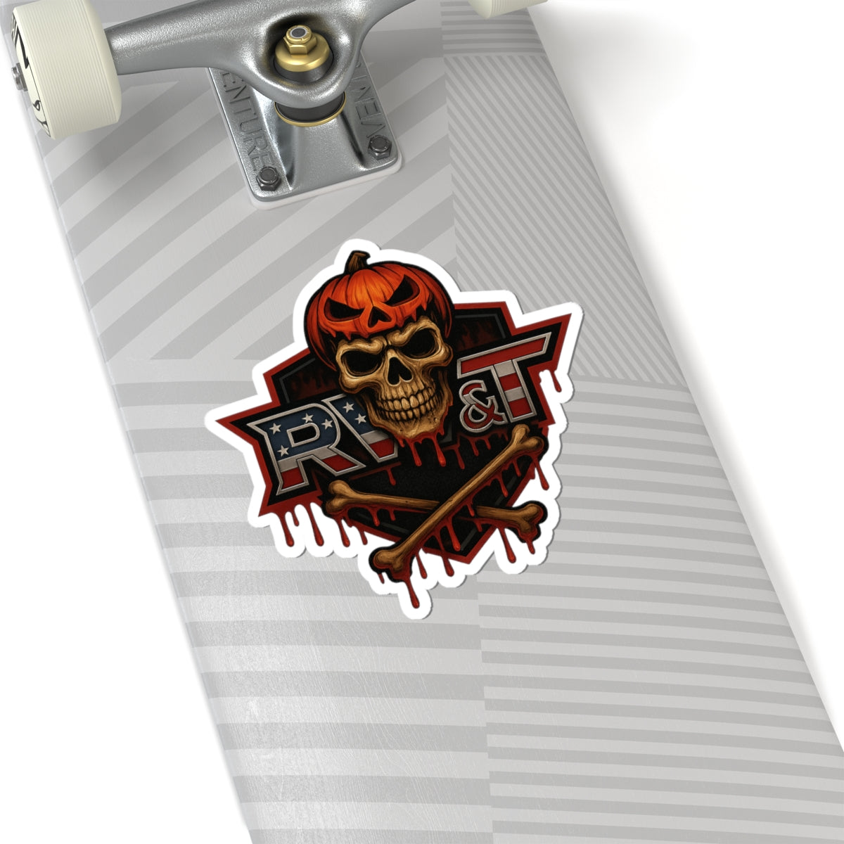 Halloween Skull Kiss-Cut Stickers, Creepy Decor, Laptop Decals, Spooky Gifts, Halloween Party Favors, Goth Aesthetic Stickers