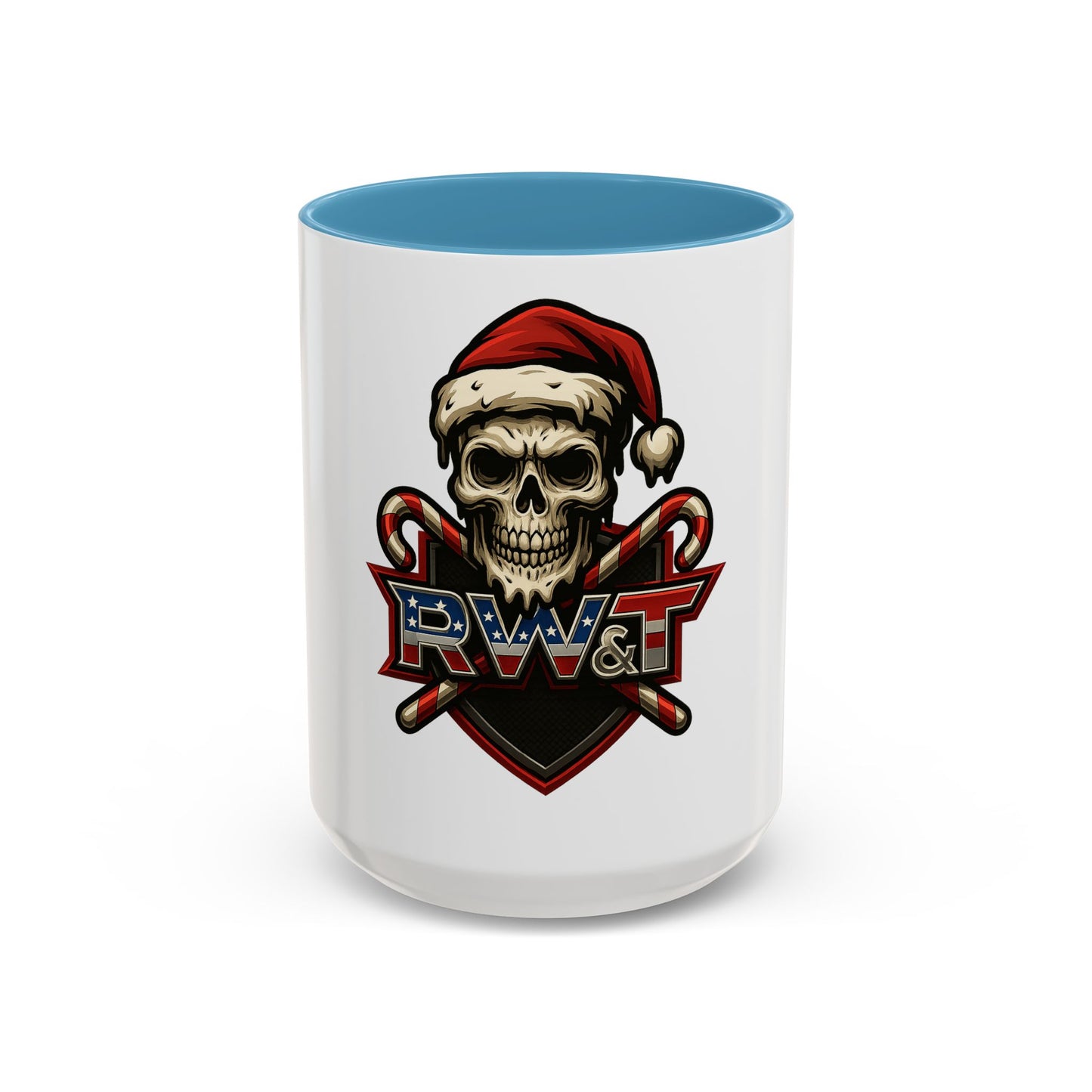 Skull Santa Ceramic Mug - Christmas Coffee Cup, Halloween Gift, Unique Mug for Themed Parties, Skull Decor, Custom Cup