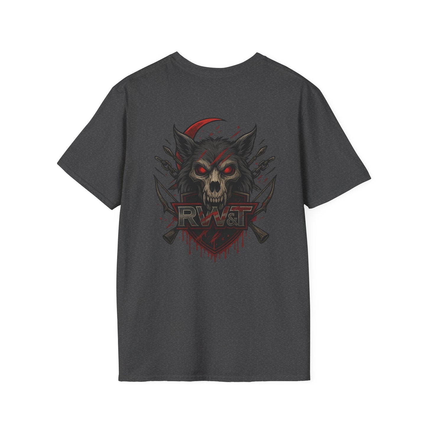🐺 “RW&T Berserker Wolf – Savage Crest Edition” | Unisex Softstyle T-Shirt