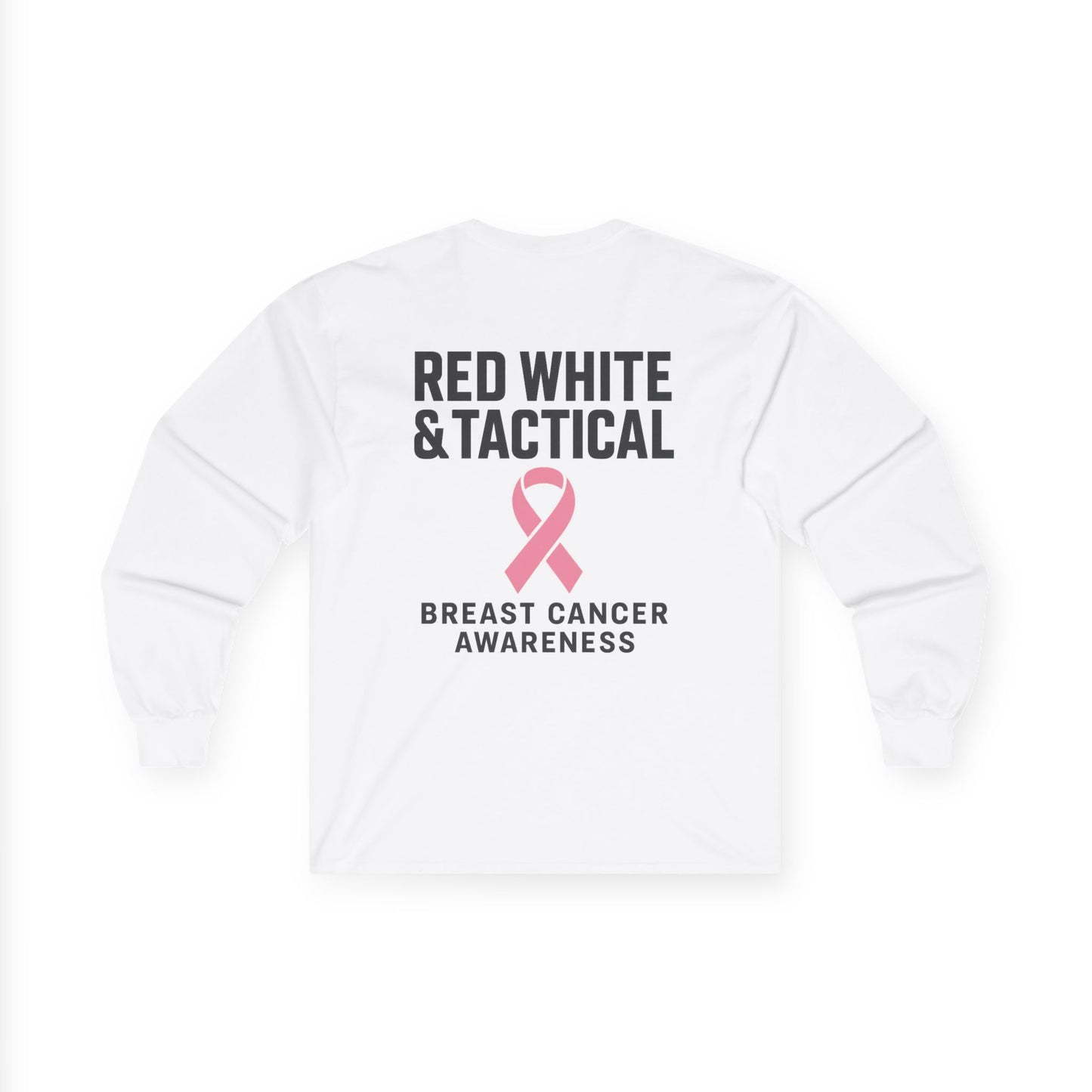Breast Cancer Awareness | Long Sleeve Tee | Pink Ribbon