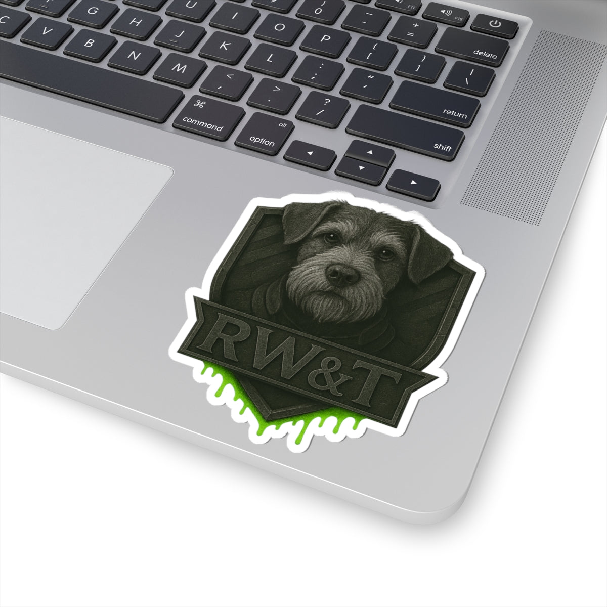 Sleek Dog-Themed Kiss-Cut Stickers, Pet Lover Decor, Laptop Accessories, Customizable Gift Ideas, Animal Enthusiast Must-Have